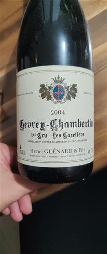 Burgundsko Gevrey-Chambertin Premier Cru Henri Guénard & Fils 1er Cru - Les Cazetiers 2004