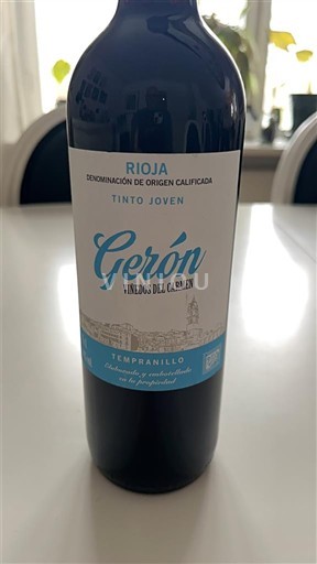 La Rioja Rioja Gerón Viñedos del Carmen Tinto Joven Niet-geïntegreerd