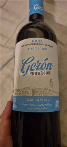 La Rioja rioja Gerón Viñedos del Carmen Tinto Joven Icke årgångsbetecknad