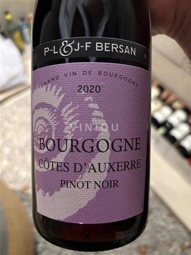 Burgundy Burgundy Côtes d'Auxerre P-L & J-F Bersan 2020