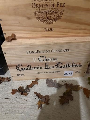 Bordeaux Saint-Émilion Grand Cru Grand Cru Château Guillemin La Gaffelière 2018