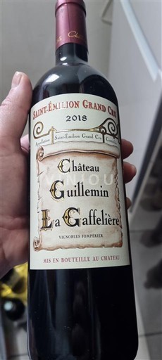 Bordeaux Saint-Émilion Grand Cru Grand Cru Château Guillemin La Gaffelière 2018