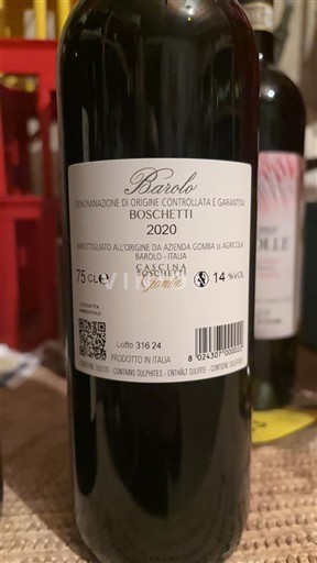 Piemonte Barolo Boschetti 2020