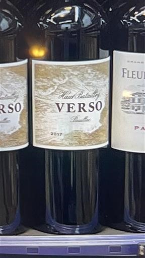 Bordeaux Pauillac Haut-Batailley Verso 2017