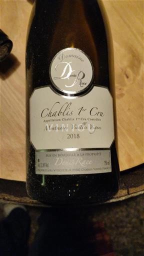 Bourgondië Niet gespecificeerd Premier Cru Domaine Nis Race Montmains Vieilles Vignes 2018