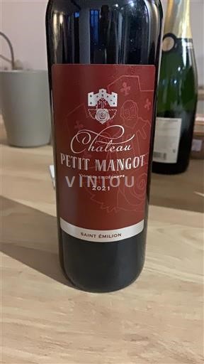 Bordeaux Saint-Émilion Château Petit Mangot 2021