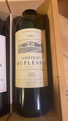 Bordeaux Moulis-en-Médoc Château Plessis 2007