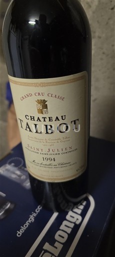 Bordeaux Saint-Julien Grand Cru Château Talbot 1994