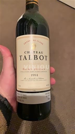 Bordeaux Saint-Julien Grand Cru Château Talbot 1994