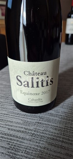 Languedoc Cabardès Château Salitis Equinoxe 2017