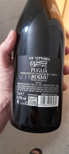 Apulija Nespecificirano Ca' Vittoria 2024