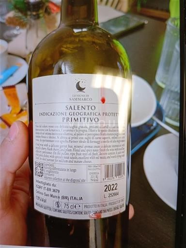 Apúlia Susumaniello Salento L'Azienda di San Marco 2022