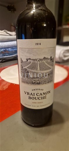 Bordeaux Canon-Fronsac Château Vrai Canon Bouché 2016