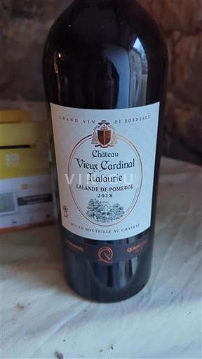 Bordeaux Lalande-de-Pomerol Château Vieux Cardinal Lafaurie 2018