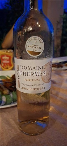 Provence Côtes-de-provence Domaine S Thermes Fortunae Ei vuosikertaa