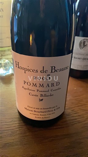 Burgundy Pommard Hospices de Beaune Billardet 2003