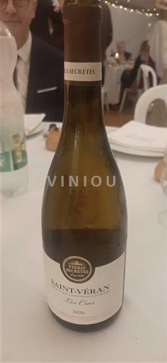 Bourgogne Saint-Véran Les Terres Secrètes Les Chênes 2020