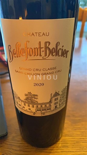 Bordeaux Saint-Émilion Grand Cru Grand Cru Classé Château Bellefont-Belcier 2020