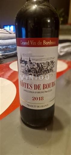 Burdeos Côtes-de-bourg Armand Chaperon 2018