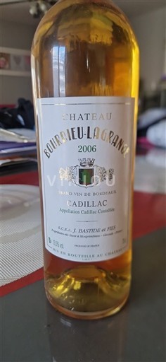 Bordeaux Cadillac Château Bourdieu-Lagrange 2006