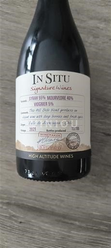Aconcagua-dalen Ikke specificeret In Situ Signature Wines 2021