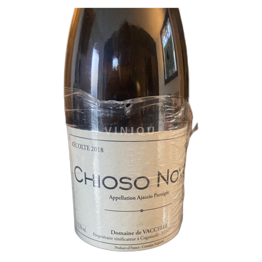 Corsica Ajaccio Domaine de Vaccelli Chioso Novo 2018