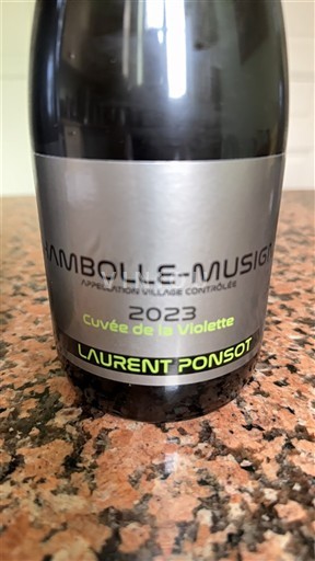 Bourgondië Chambolle-Musigny Laurent Ponsot de la Violette 2023