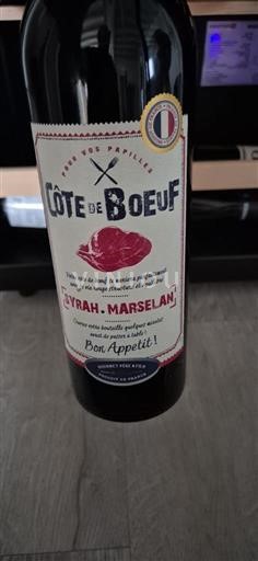 Languedoc-Roussillon Pays d'Oc Côte de Boeuf Syrah-Marselan Niet-geïntegreerd