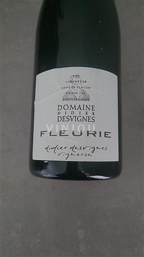 Beaujolais Fleurie Domaine Didier Desvignes 2020