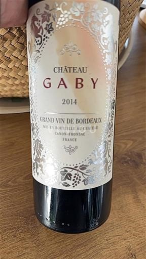 Bordeaux Canon-Fronsac Château Gaby 2014