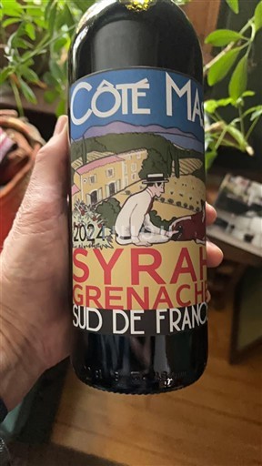 Languedoc ja Roussillon Pays d'Oc Côté Mas Syrah Grenache 2024