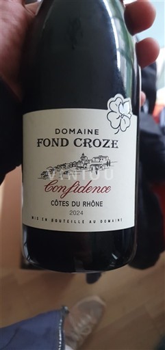 Valle del Rodano Côtes-du-Rhône Domaine Fond Croze Confidence 2024