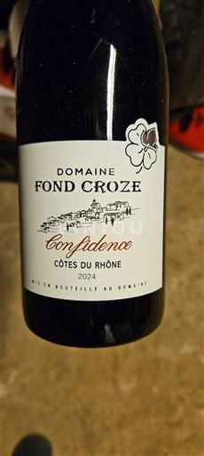Рона долина Кот дю Рон Domaine Fond Croze Confidence 2024