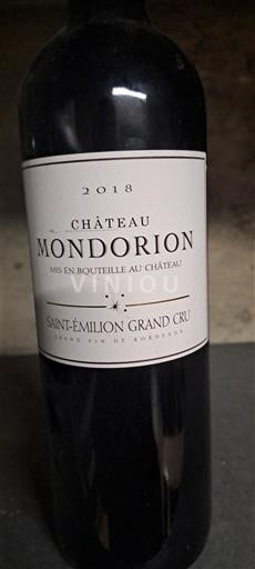 Бордо Сент-Емільйон Гран Крю Grand Cru Château Mondorion 2018