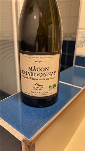 Bourgogne Mâcon et mâcon-villages Domaine S Crêts Climat 'L'Échenault de Serre' 2022