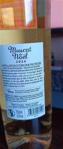 Roussillon Muscat de Rivesaltes VICA Muscat de Noël 2024