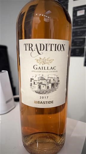 Sudoeste Gaillac La Bastide Tradition 2017