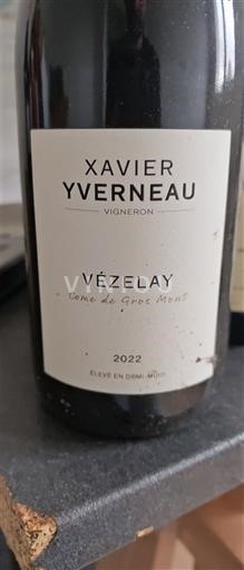 Bourgogne Volnay Xavier Yverneau Comme du Gros Mont 2022