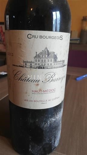 Bordeaux Haut-Médoc Château Barreyres 2012