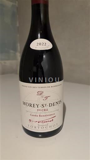 Bourgogne Morey-saint-denis Premier Cru Domaine Tortochot Renaissance 2022