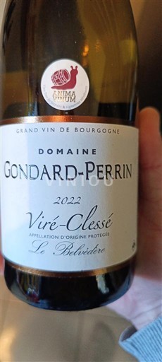 Borgogna Viré-clessé Domaine Gondard-Perrin Le Belvédère 2022