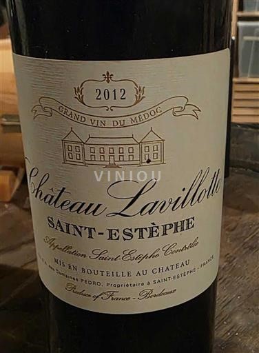 Bordeaux Saint-Estèphe Château Lavillotte 2012
