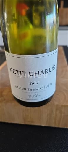 Burgundi Petit-chablis Maison Fernand Vallière 2022