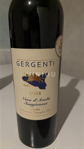 Wines of Sicily Unspecified Gergenti 2008