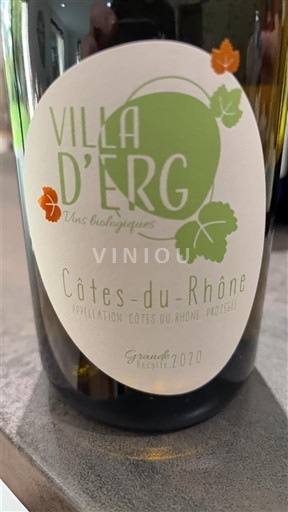Rhônetal Côtes du Rhône Villa ERG 2020