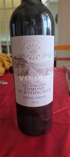 Bordeaux Listrac-Médoc Domaine Les Lauriers des Domaines Edmond de Rothschild 2017