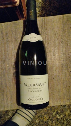 Borgoña Meursault Domaine Vaudoisey Les Vireuils 2020