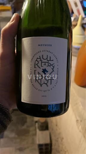 Champaña Champán Champagne Autréau-Lasnot Meunier 2015