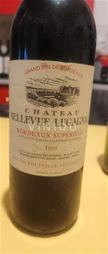 Bordeaux Bordeaux Supérieur Château Bellevue Lugagnac 1999