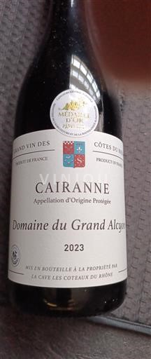 Rhônen laakso Cairanne Domaine Grand Alcyon 2023